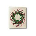 Picture of Holly Wreath _GroupedProduct_Rectangle_Portrait_Canvas_