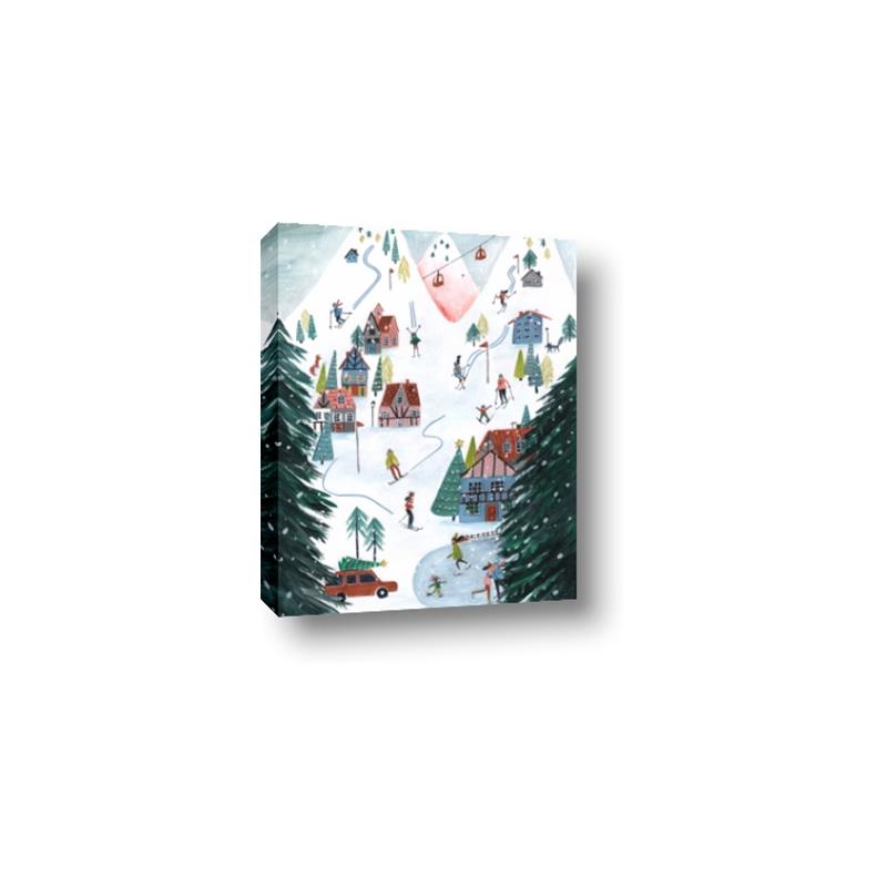 Picture of Winter Ski Resort _GroupedProduct_Rectangle_Portrait_Canvas_