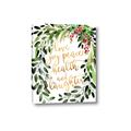Picture of Holiday Wishes Wreath _GroupedProduct_Rectangle_Portrait_Canvas_