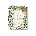 Picture of Holiday Wishes Wreath _GroupedProduct_Rectangle_Portrait_Canvas_