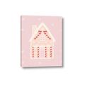 Picture of Pink Gingerbread House _GroupedProduct_Rectangle_Portrait_Canvas_