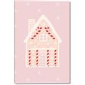 Picture of Pink Gingerbread House _GroupedProduct_Rectangle_Portrait_Canvas_