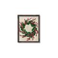 Picture of Holly Wreath _GroupedProduct_Rectangle_Portrait_Canvas_Framed_