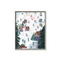 Picture of Winter Ski Resort _GroupedProduct_Rectangle_Portrait_Canvas_Framed_