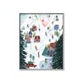 Picture of Winter Ski Resort _GroupedProduct_Rectangle_Portrait_Canvas_Framed_