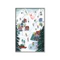 Picture of Winter Ski Resort _GroupedProduct_Rectangle_Portrait_Canvas_Framed_