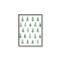 Picture of Christmas Trees _GroupedProduct_Rectangle_Portrait_Canvas_Framed_