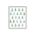 Picture of Christmas Trees _GroupedProduct_Rectangle_Portrait_Canvas_Framed_