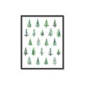 Picture of Christmas Trees _GroupedProduct_Rectangle_Portrait_Canvas_Framed_