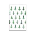 Picture of Christmas Trees _GroupedProduct_Rectangle_Portrait_Canvas_Framed_
