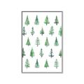 Picture of Christmas Trees _GroupedProduct_Rectangle_Portrait_Canvas_Framed_