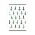 Picture of Christmas Trees _GroupedProduct_Rectangle_Portrait_Canvas_Framed_