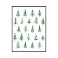 Picture of Christmas Trees _GroupedProduct_Rectangle_Portrait_Canvas_Framed_