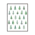 Picture of Christmas Trees _GroupedProduct_Rectangle_Portrait_Canvas_Framed_