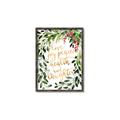 Picture of Holiday Wishes Wreath _GroupedProduct_Rectangle_Portrait_Canvas_Framed_