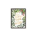 Picture of Holiday Wishes Wreath _GroupedProduct_Rectangle_Portrait_Canvas_Framed_