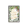 Picture of Holiday Wishes Wreath _GroupedProduct_Rectangle_Portrait_Canvas_Framed_