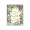 Picture of Holiday Wishes Wreath _GroupedProduct_Rectangle_Portrait_Canvas_Framed_