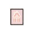Picture of Pink Gingerbread House _GroupedProduct_Rectangle_Portrait_Canvas_Framed_