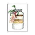 Picture of Holiday Cookies in a Jar _GroupedProduct_Rectangle_Portrait_Canvas_Framed_