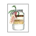 Picture of Holiday Cookies in a Jar _GroupedProduct_Rectangle_Portrait_Canvas_Framed_