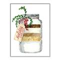 Picture of Holiday Cookies in a Jar _GroupedProduct_Rectangle_Portrait_Canvas_Framed_