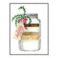 Picture of Holiday Cookies in a Jar _GroupedProduct_Rectangle_Portrait_Canvas_Framed_