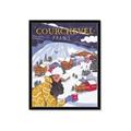 Picture of Christmas in Courchevel, France _GroupedProduct_Rectangle_Portrait_Framed_Matted_
