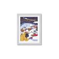 Picture of Christmas in Courchevel, France _GroupedProduct_Rectangle_Portrait_Framed_Matted_