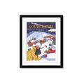 Picture of Christmas in Courchevel, France _GroupedProduct_Rectangle_Portrait_Framed_Matted_