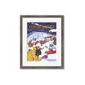 Picture of Christmas in Courchevel, France _GroupedProduct_Rectangle_Portrait_Framed_Matted_