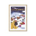 Picture of Christmas in Courchevel, France _GroupedProduct_Rectangle_Portrait_Framed_Matted_