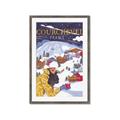 Picture of Christmas in Courchevel, France _GroupedProduct_Rectangle_Portrait_Framed_Matted_