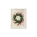 Picture of Holly Wreath _GroupedProduct_Rectangle_Portrait_Framed_Matted_