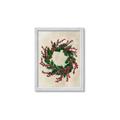 Picture of Holly Wreath _GroupedProduct_Rectangle_Portrait_Framed_Matted_