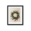 Picture of Holly Wreath _GroupedProduct_Rectangle_Portrait_Framed_Matted_
