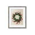 Picture of Holly Wreath _GroupedProduct_Rectangle_Portrait_Framed_Matted_