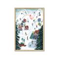 Picture of Winter Ski Resort _GroupedProduct_Rectangle_Portrait_Framed_Matted_