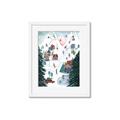 Picture of Winter Ski Resort _GroupedProduct_Rectangle_Portrait_Framed_Matted_