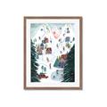 Picture of Winter Ski Resort _GroupedProduct_Rectangle_Portrait_Framed_Matted_