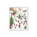 Picture of Mountain Ski Village _GroupedProduct_Rectangle_Portrait_Framed_Matted_