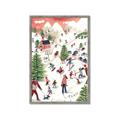 Picture of Mountain Ski Village _GroupedProduct_Rectangle_Portrait_Framed_Matted_