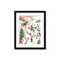 Picture of Mountain Ski Village _GroupedProduct_Rectangle_Portrait_Framed_Matted_
