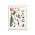 Picture of Mountain Ski Village _GroupedProduct_Rectangle_Portrait_Framed_Matted_