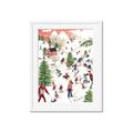 Picture of Mountain Ski Village _GroupedProduct_Rectangle_Portrait_Framed_Matted_