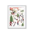 Picture of Mountain Ski Village _GroupedProduct_Rectangle_Portrait_Framed_Matted_