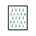 Picture of Christmas Trees _GroupedProduct_Rectangle_Portrait_Framed_Matted_