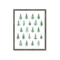 Picture of Christmas Trees _GroupedProduct_Rectangle_Portrait_Framed_Matted_