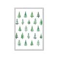 Picture of Christmas Trees _GroupedProduct_Rectangle_Portrait_Framed_Matted_