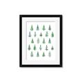 Picture of Christmas Trees _GroupedProduct_Rectangle_Portrait_Framed_Matted_